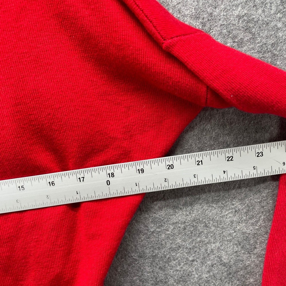 NWT Zara 2-In-1 Cardigan Sweater Womens S Red Knit Wrap Front Lightweight - Picture 8 of 10